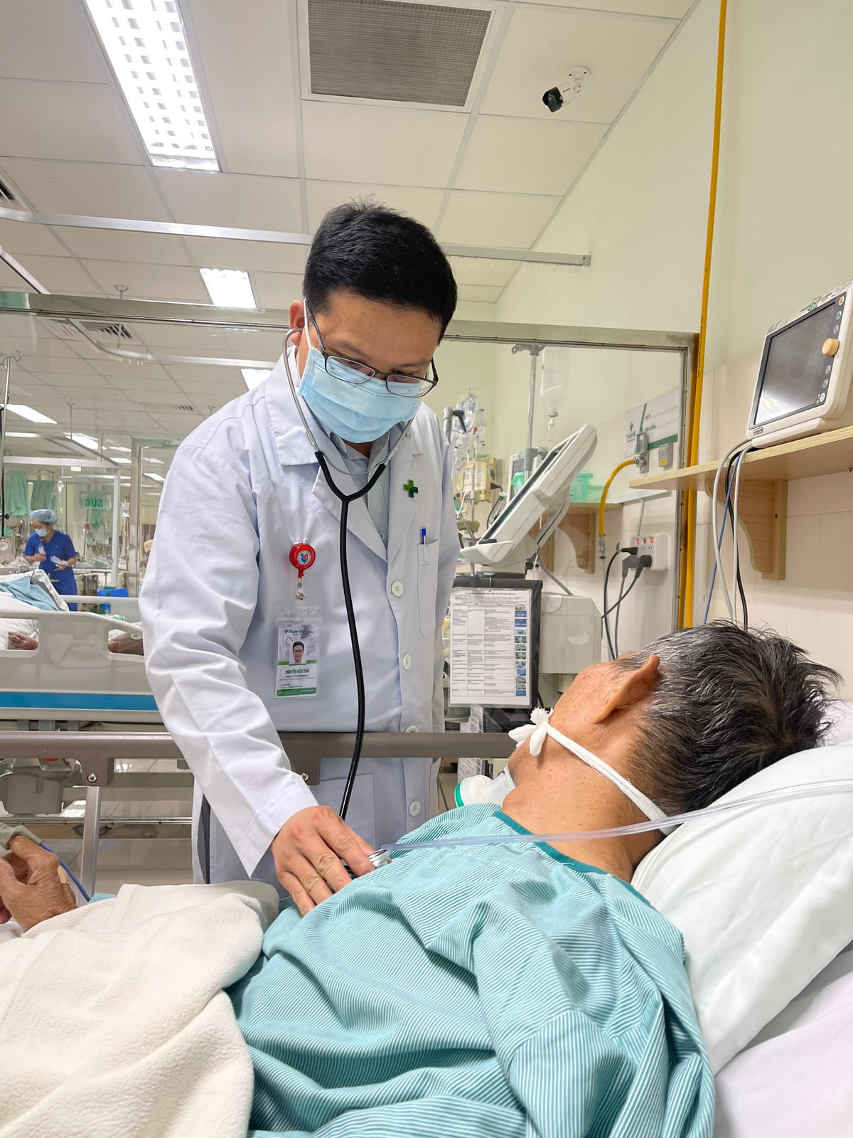 Cụ ông K đang dần phục hồi sức khoẻ và sẽ sớm xuất viện 