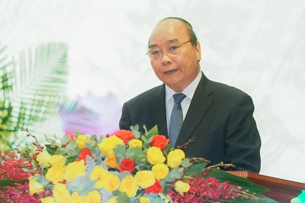 Thủ tướng Nguyễn Xuân Phúc phát biểu tại buổi Lễ. Ảnh: VGP.
