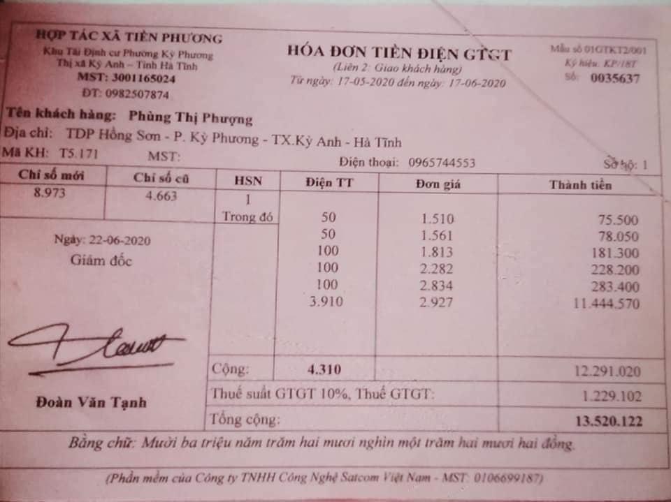 Sang tháng 6/2020 tăng vọt lên hơn 13 triệu đồng.