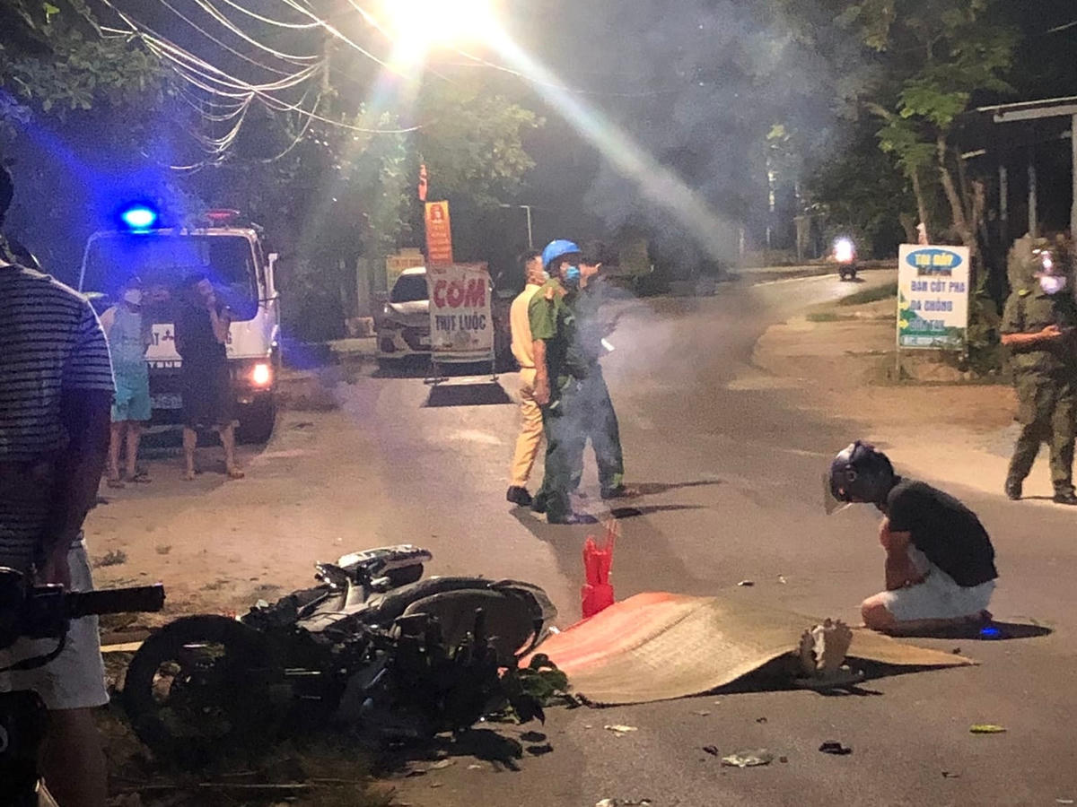 Nơi xảy ra vụ tai nạn khiến ông Ngh. tử vong. (Ảnh CTV).