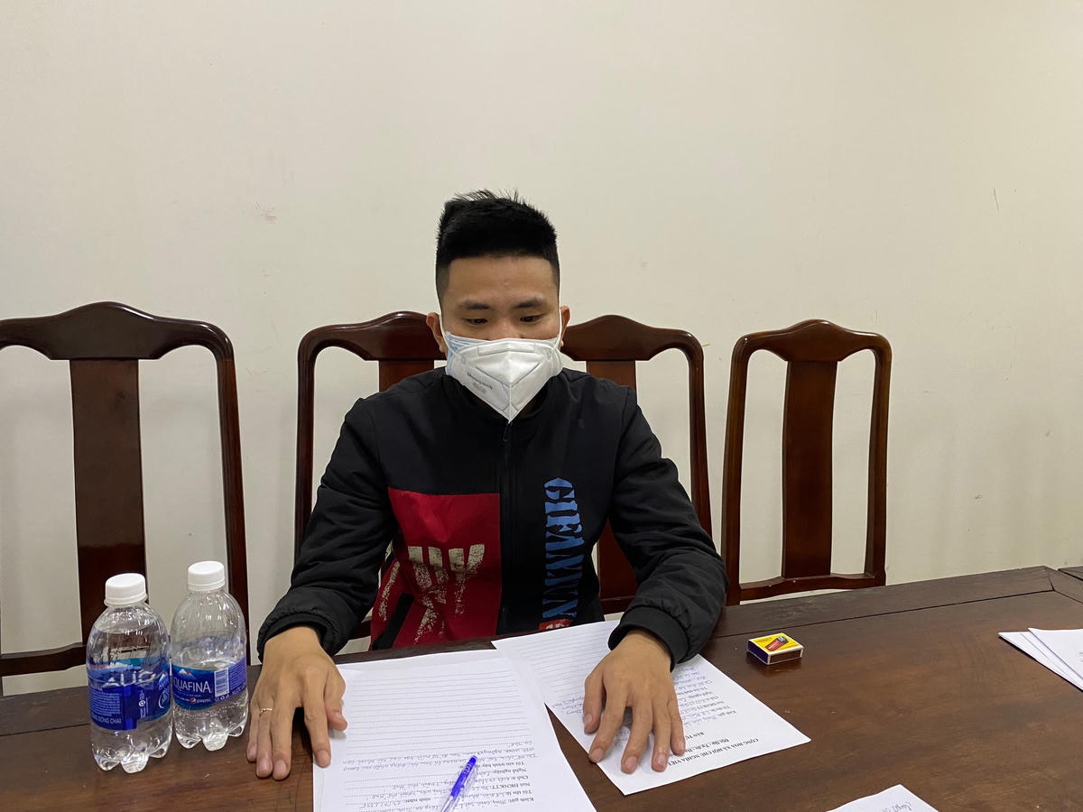 Đối tượng cầm đầu Lê Đình Phong. Ảnh: Công an cung cấp.