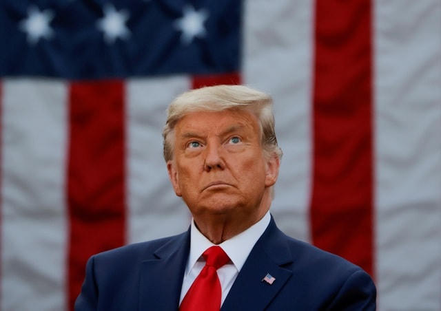 Tổng thống Donald Trump phát biểu tại Nhà Trắng ngày 13/11. Ảnh: Reuters.