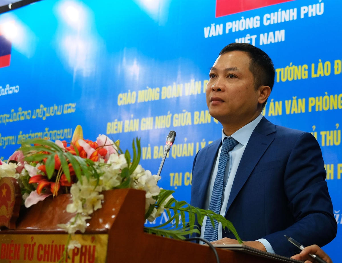 Ông Nguyễn Hồng Sâm, Tổng Giám đốc Cổng TTĐT Chính phủ, Tổng Biên tập Báo điện tử Chính phủ.