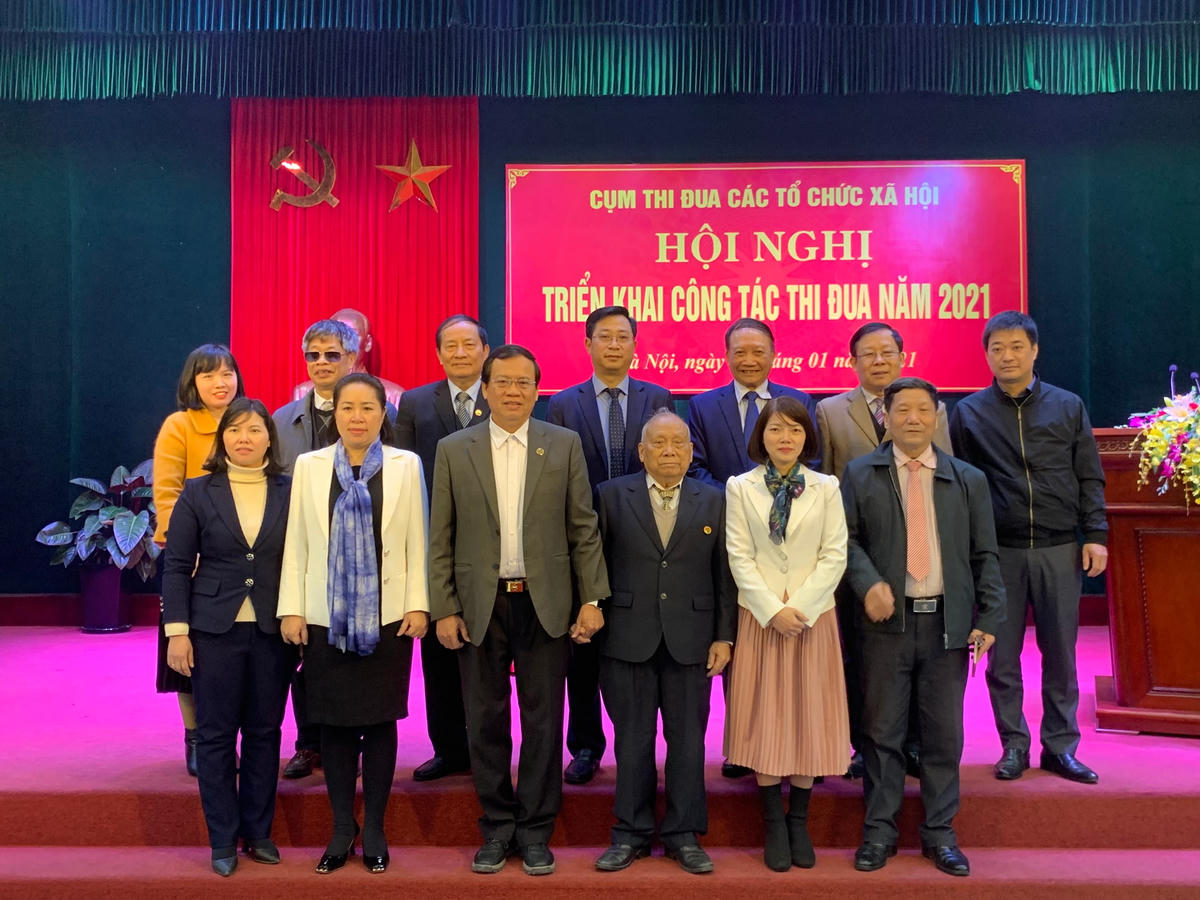 Cụm thi đua các tổ chức xã hội ký kết thi đua năm 2021