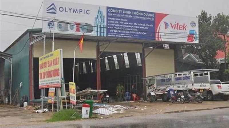 Hiện trường xảy ra vụ việc.