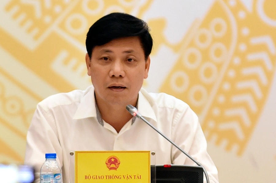 Thứ trưởng Nguyễn Ngọc Đông trong một phiên họp báo Chính phủ.
