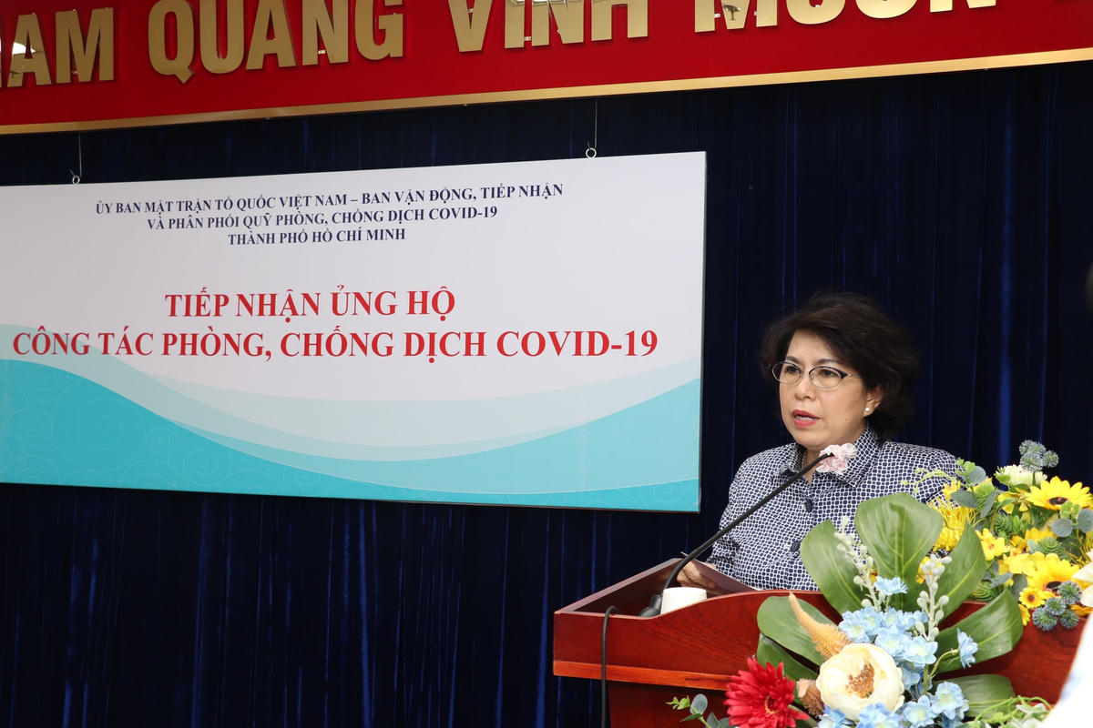 TP.Hồ Chí Minh: Tiếp nhận ủng hộ công tác phòng, chống dịch Covid-19 trị giá 700 triệu đồng