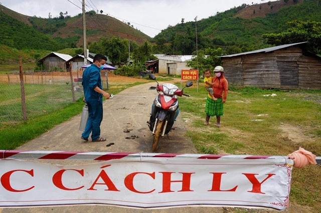 Các ổ dịch bạch hầu ở tỉnh Đắk Nông được cách ly nghiêm ngặt.