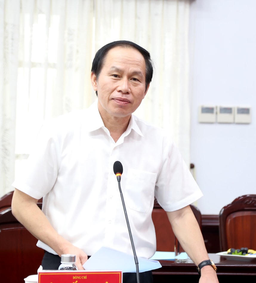 Phó Chủ tịch - Tổng Thư ký Lê Tiến Châu lưu ý nhiều vấn đề đối với tỉnh Bạc Liêu trong thời gian tới.