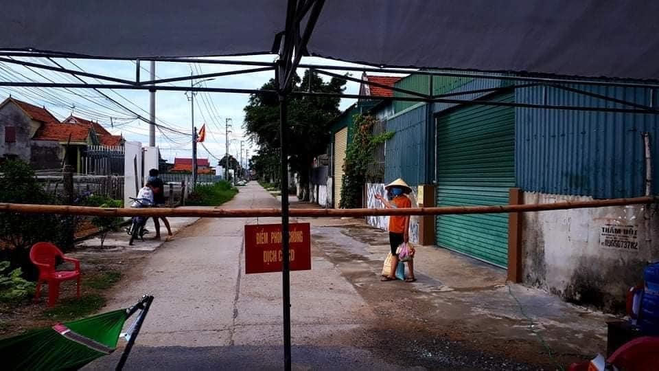 Các điểm chốt giữa các xã với nhau tại huyện Quỳnh Lưu.