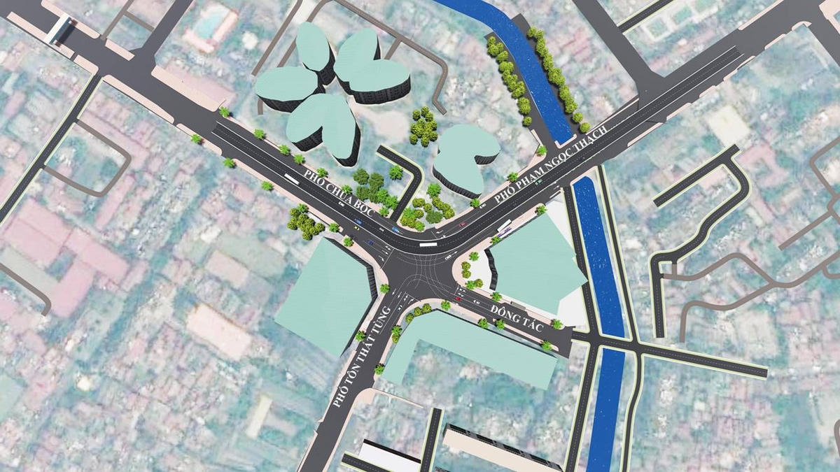 Ngoài ra, trong phạm vi đường Chùa Bộc thực hiện xén khoảng 400m vỉa hè để mở rộng mặt đường, mở rộng nút giao và thảm tăng cường trên mặt đường cũ, xây dựng kết cấu áo đường mới cho phần mở rộng. Trong đó, bên vỉa hè phía Học viện Ngân hàng xén dài 360m, rộng từ 2-6m tùy vị trí kết hợp với mở rộng nút giao Chùa Bộc- Tây Sơn; vỉa hè phía đối diện xén dài hơn 100m, rộng 2,5m.