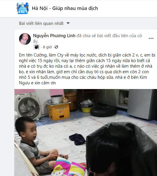 Netizen chia sẻ các mạnh thường quân để người khó khăn liên hệ.