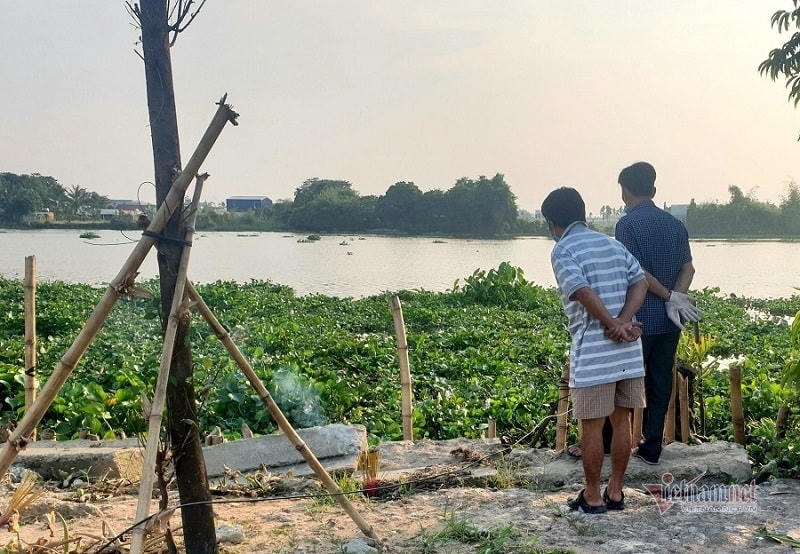 Khu vực phát hiện thi thể nạn nhân. Ảnh: VietNamNet