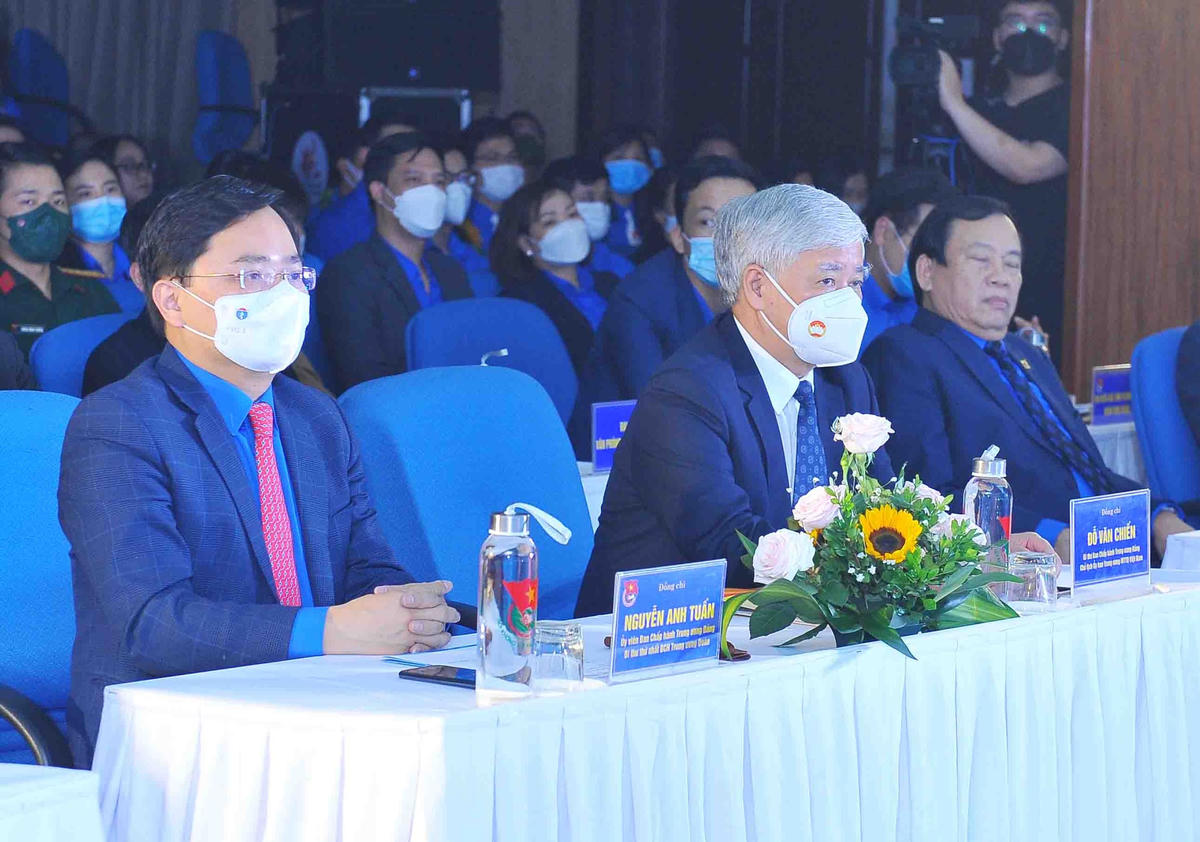 Chủ tịch UBTƯ MTTQ Việt Nam Đỗ Văn Chiến tham dự buổi lễ. Ảnh: Minh Đức/TTXVN.