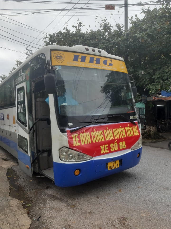 Việc đưa đón người dân từ miền Nam về, theo  chính  quyền tỉnh Thái Bình là miễn phí.