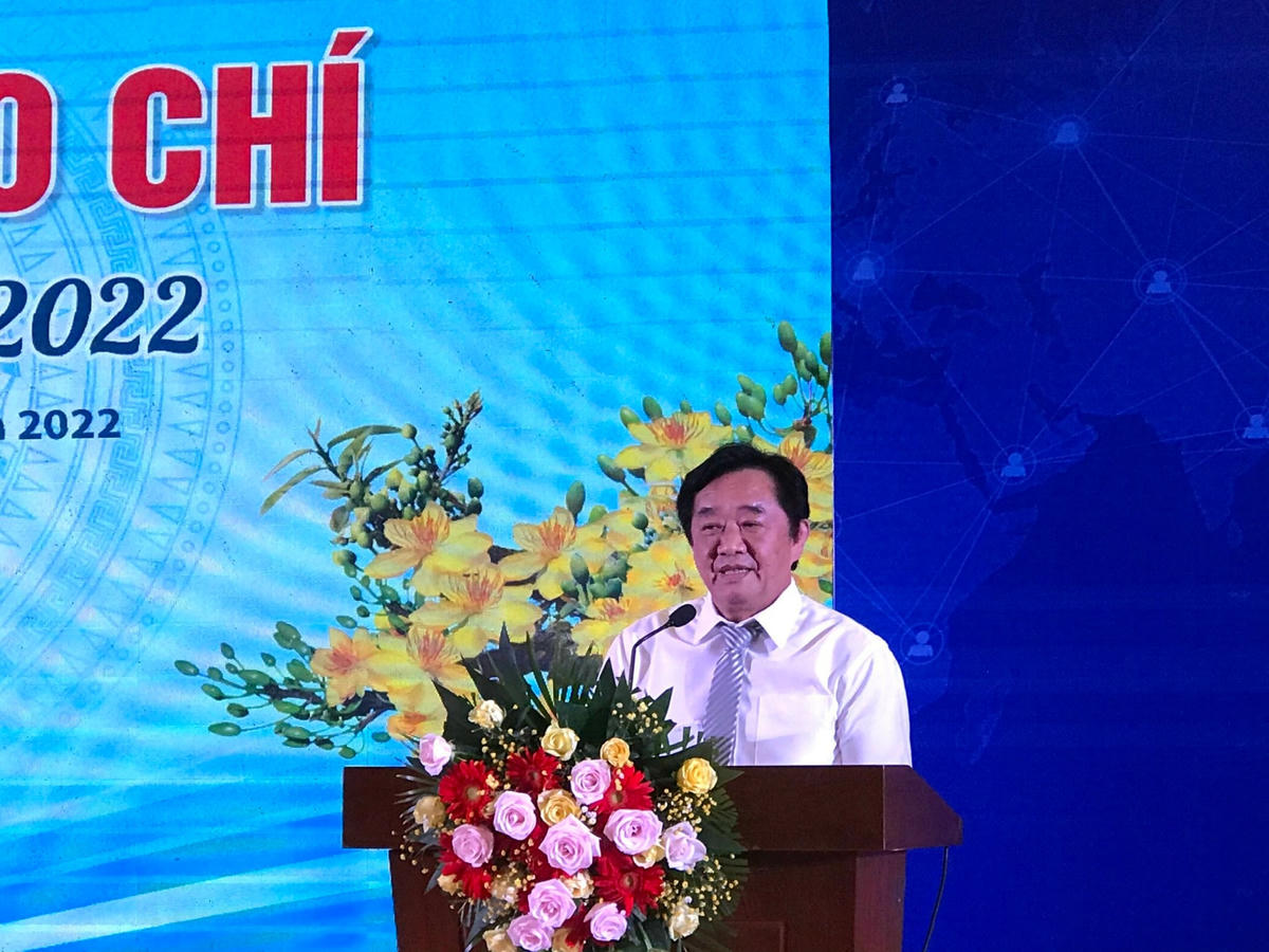 Ông Nguyễn Hoàng Thao, Phó Bí thư Thường trực Tỉnh uỷ Bình Dương phát biểu tại buổi gặp mặt.