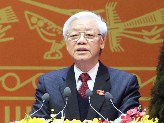Tổng Bí thư, Chủ tịch nước, Trưởng Tiểu ban Văn kiện Đại hội XIII của Đảng Nguyễn Phú Trọng.