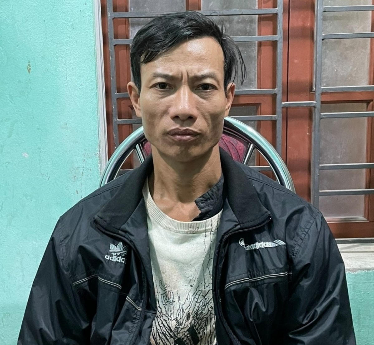 Đối tượng Đỗ Văn Lại tại cơ quan chức năng.