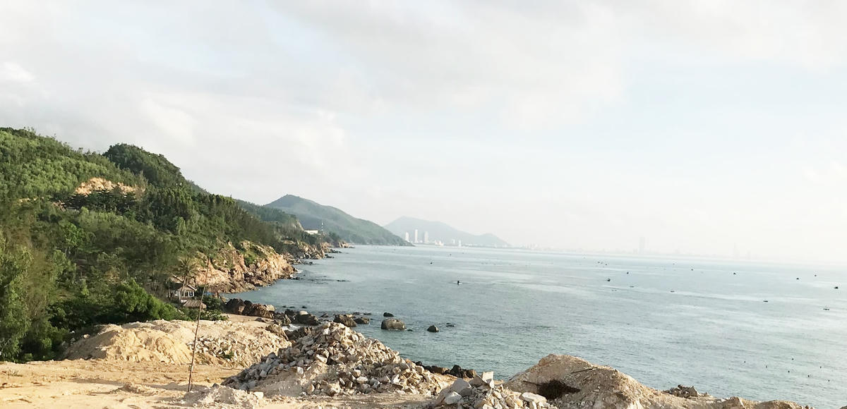 Khu vực biển thuộc phường Ghềnh Ráng, TP Quy Nhơn.