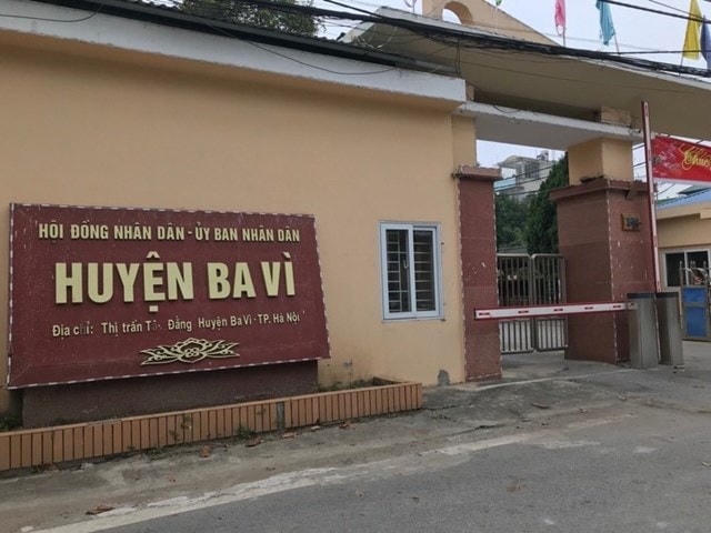 Trụ sở HĐND, UBND huyện Ba Vì, Hà Nội.