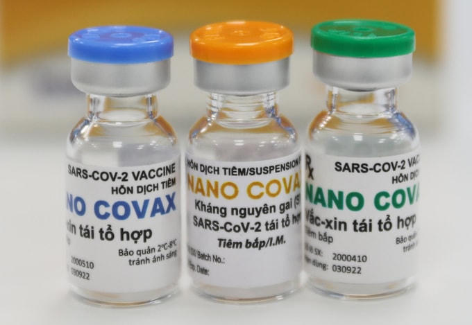 Vaccine Nanocovac các hàm lượng. Nguồn: ĐVCC