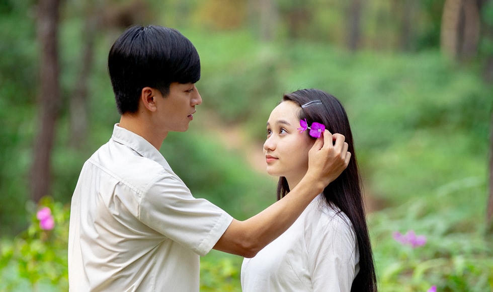 Cảnh trong phim “Mắt biếc”.
