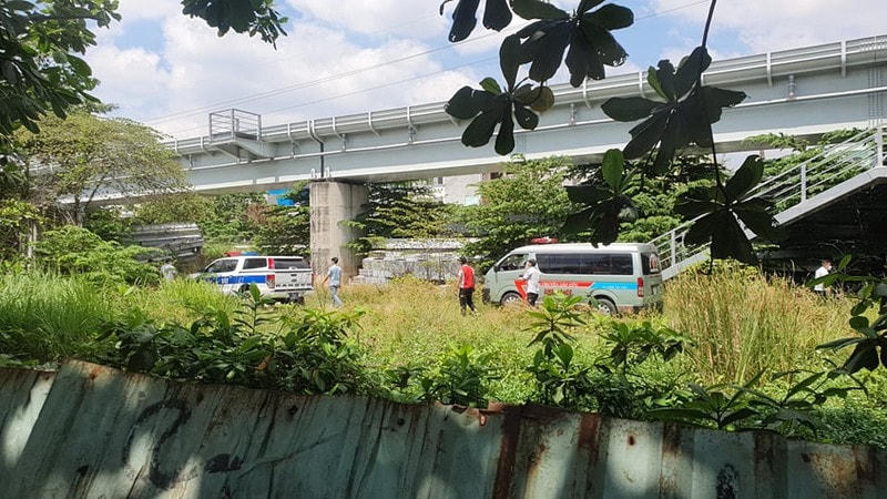 Khu vực tìm thấy thi thể nam sinh.