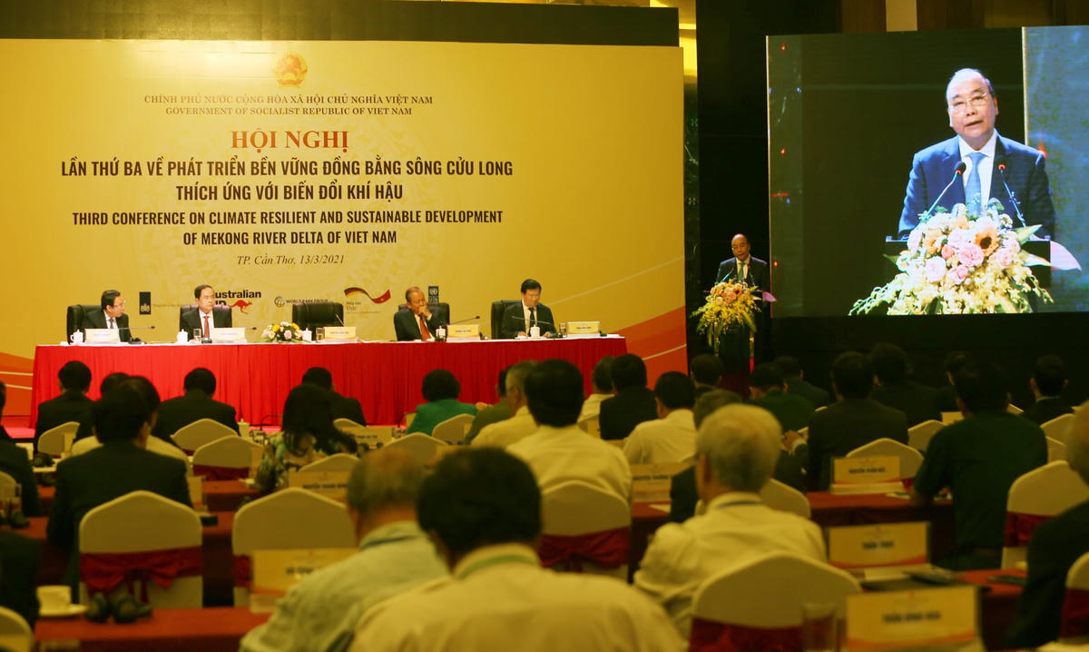 Thủ tướng Nguyễn Xuân Phúc kết luận tại hội nghị phát triển bền vững vùng ĐBSCL thích ứng biến đổi khí hậu