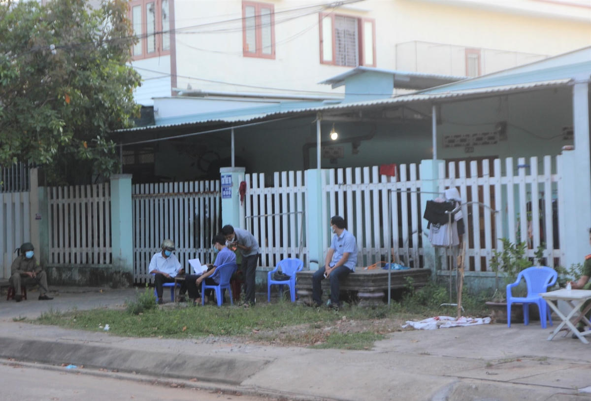 Khu nhà trọ, nơi phát hiện nạn nhân Tr. tử vong.