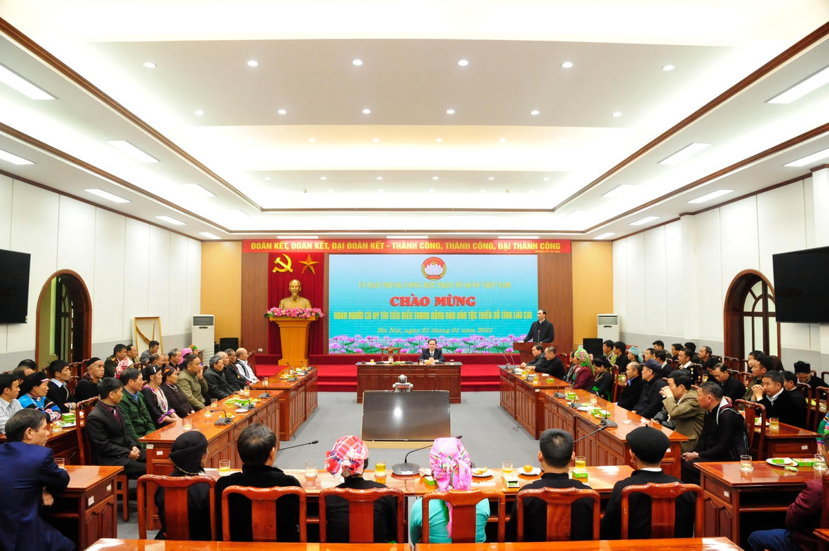 Quang cảnh buổi tiếp.