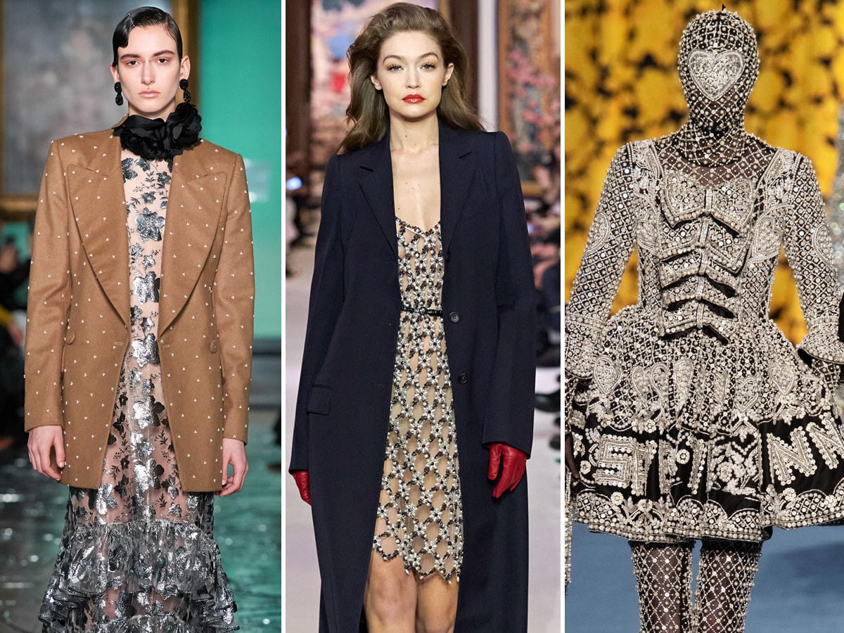 Từ trái qua: Erdem, Lanvin và Richard Quinn. (Ảnh: Gorunway).