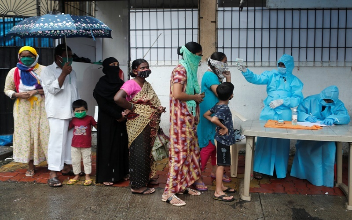 Xét nghiệm Covid-19 ở Ấn Độ.