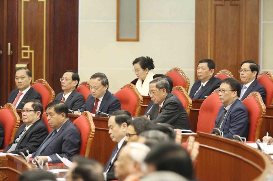 Hình ảnh khai mạc Hội nghị lần thứ 15 Ban Chấp hành Trung ương Đảng