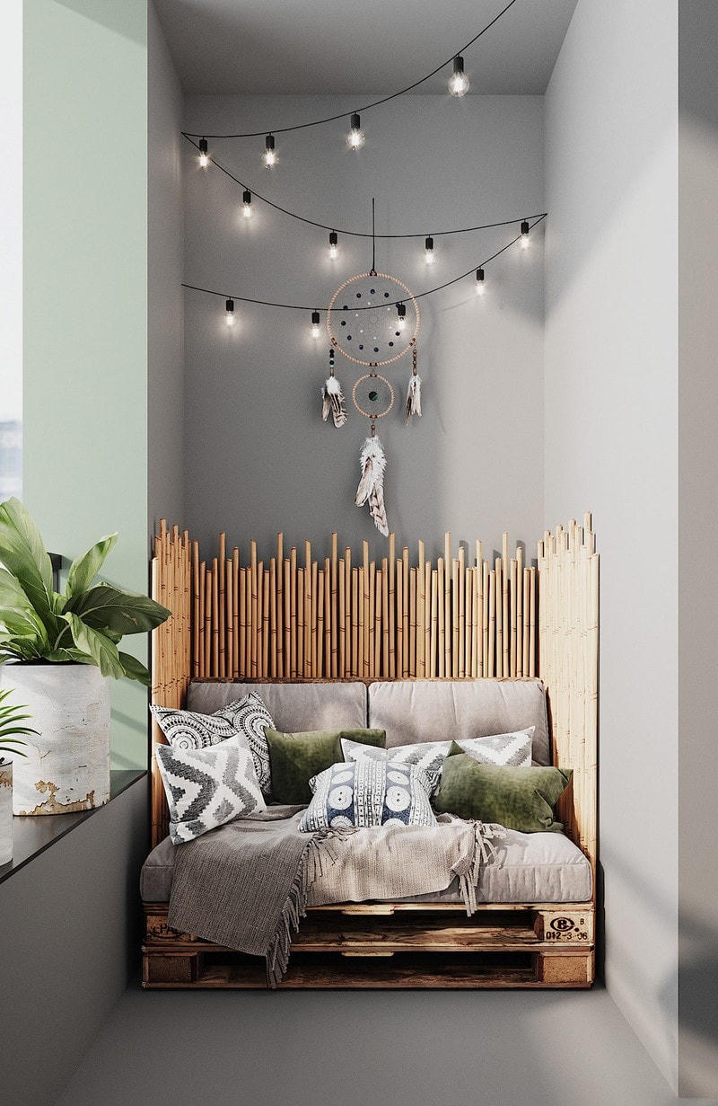 Căn hộ lạ mắt với đồ nội thất mây tre đan