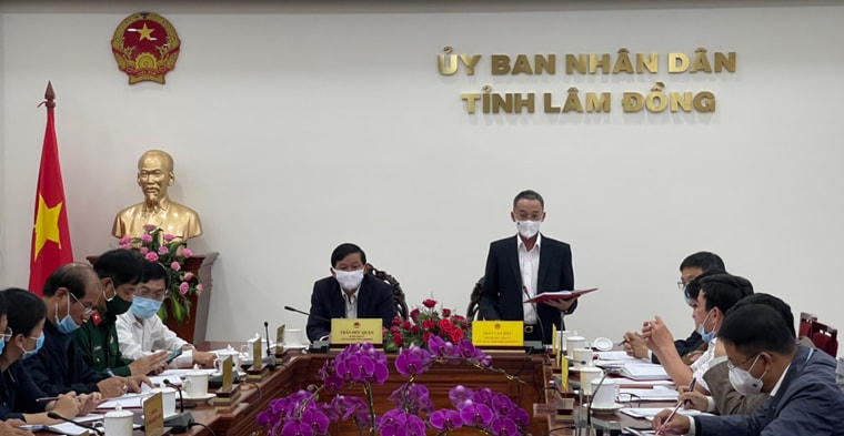 UBND tỉnh Lâm Đồng chỉ đạo mới về phòng chống dịch đảm bảo mục tiêu kép tại địa phương.