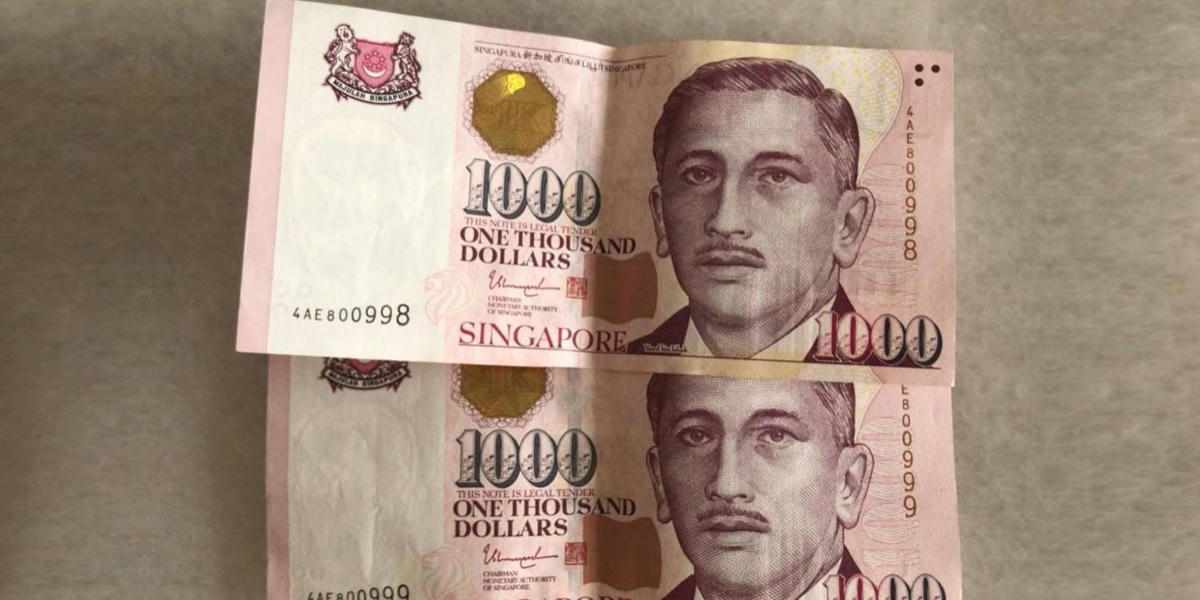 Singapore dừng phát hành tiền mệnh giá 1.000 SGD