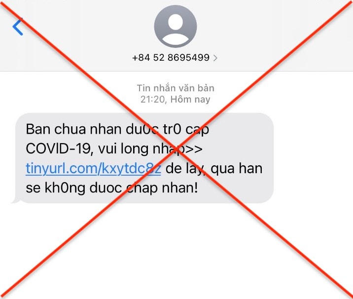 Tin nhắn mạo danh cơ quan BHXH của các đối tượng nhắn cho người dân để lừa đảo, chiếm đoạt tài sản.