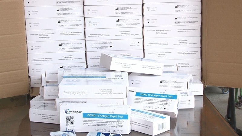 1.000 que test nhanh Covid-19 được xác định không có hóa đơn, chứng từ.