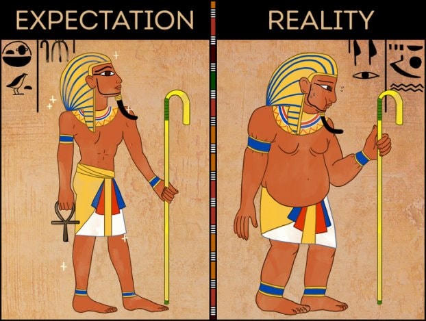 Các Pharaohs có xu hướng thừa cân. Ảnh: The Grunge.