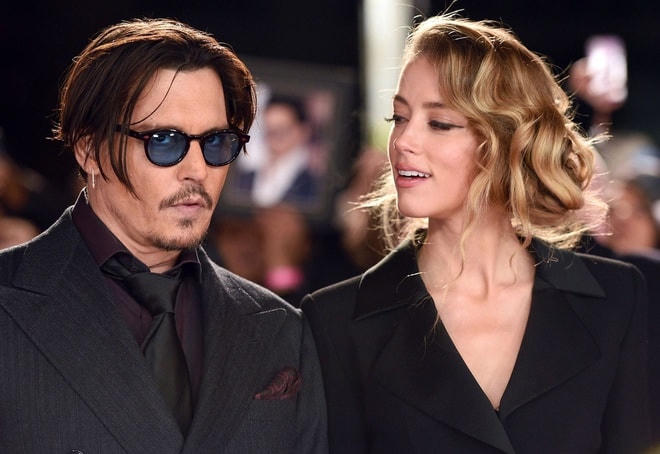 Johnny Depp và Amber Heard khi còn mặn nồng. Ảnh: Page Six.