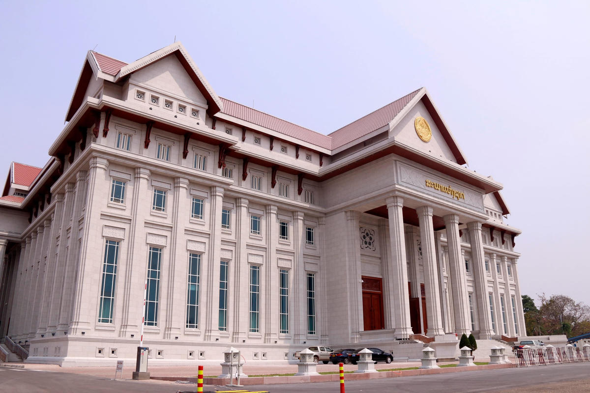 Tòa nhà là món quà đầy ý nghĩa mà phía Việt Nam dành tặng nước bạn Lào.