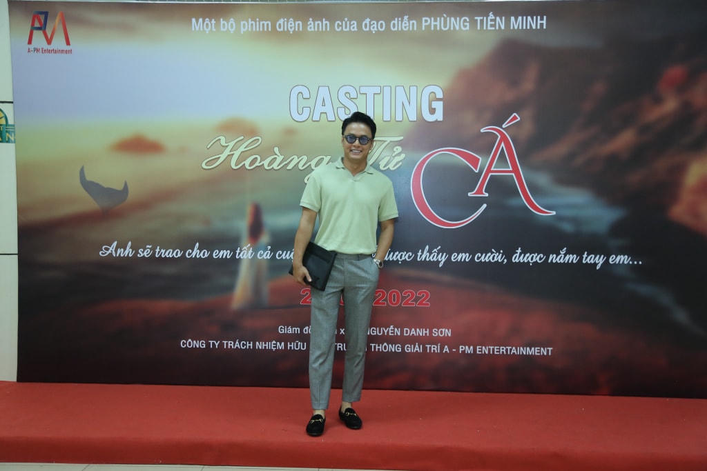 Diễn viên Hồng Đăng góp mặt trong buổi casting đầu tiên. 