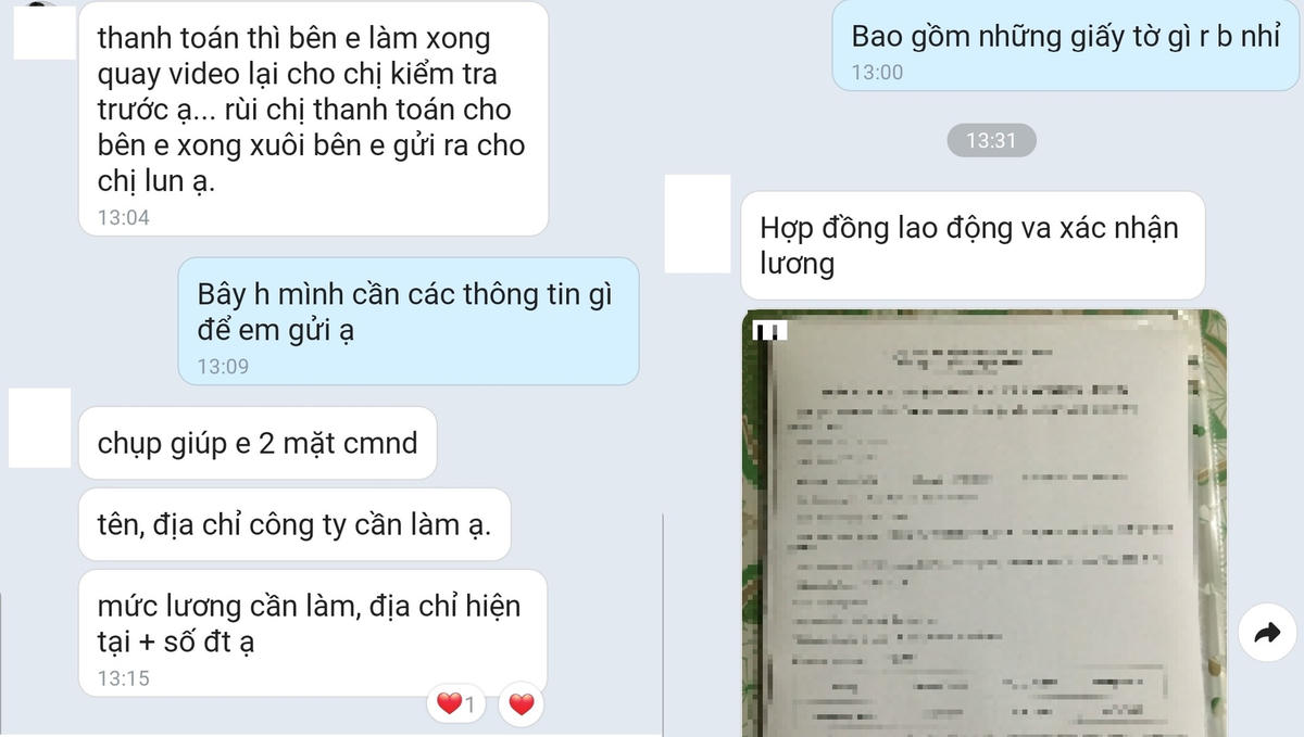 Người mua được tư vấn nhiệt tình để sở hữu 1 “bộ hồ sơ” với giá chỉ từ 1-1,5 triệu đồng.
