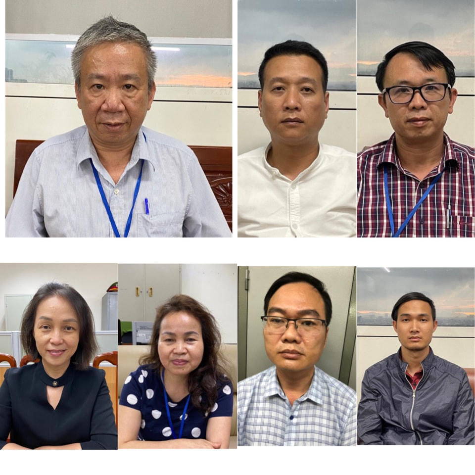 7 bị can vừa bị khởi tố, bắt giam.