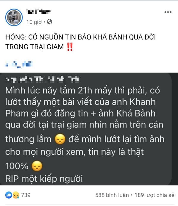 Vô số bài đăng về thông tin Khá 