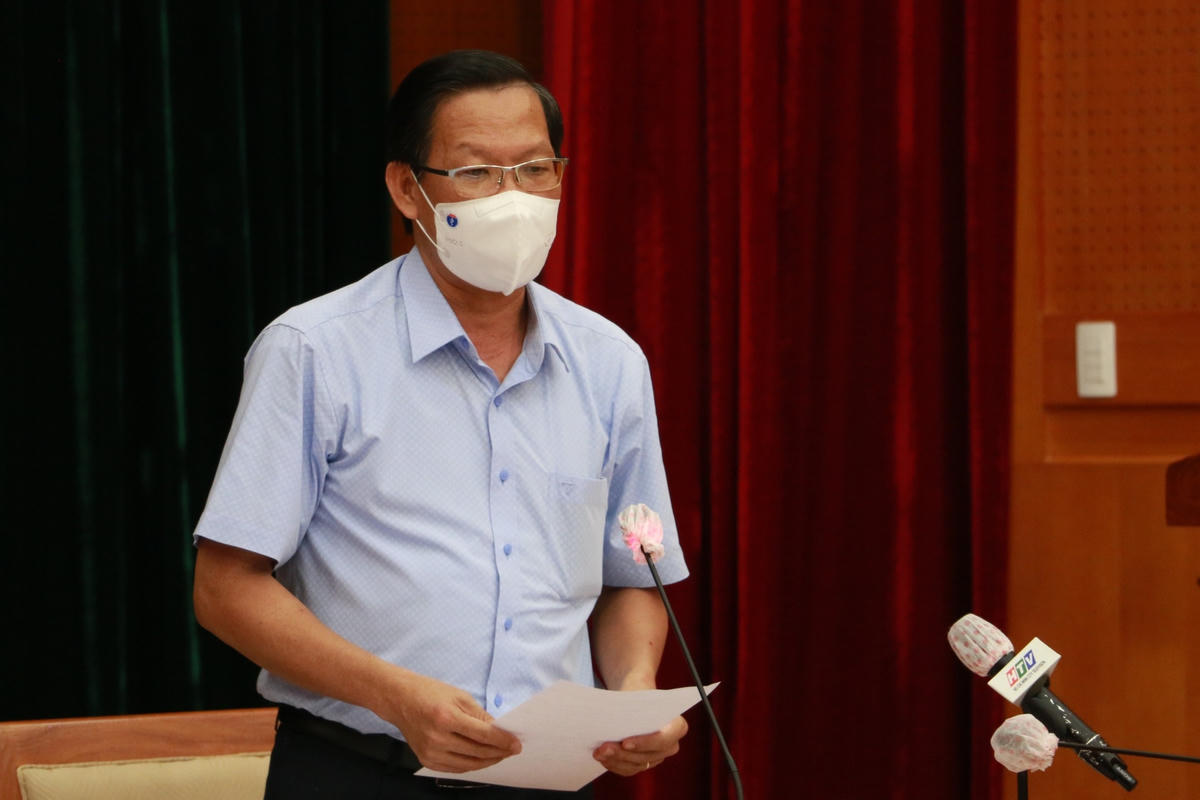 Phó Bí thư Thường trực Thành ủy TP HCM Phan Văn Mãi. Ảnh: Thu Hằng.