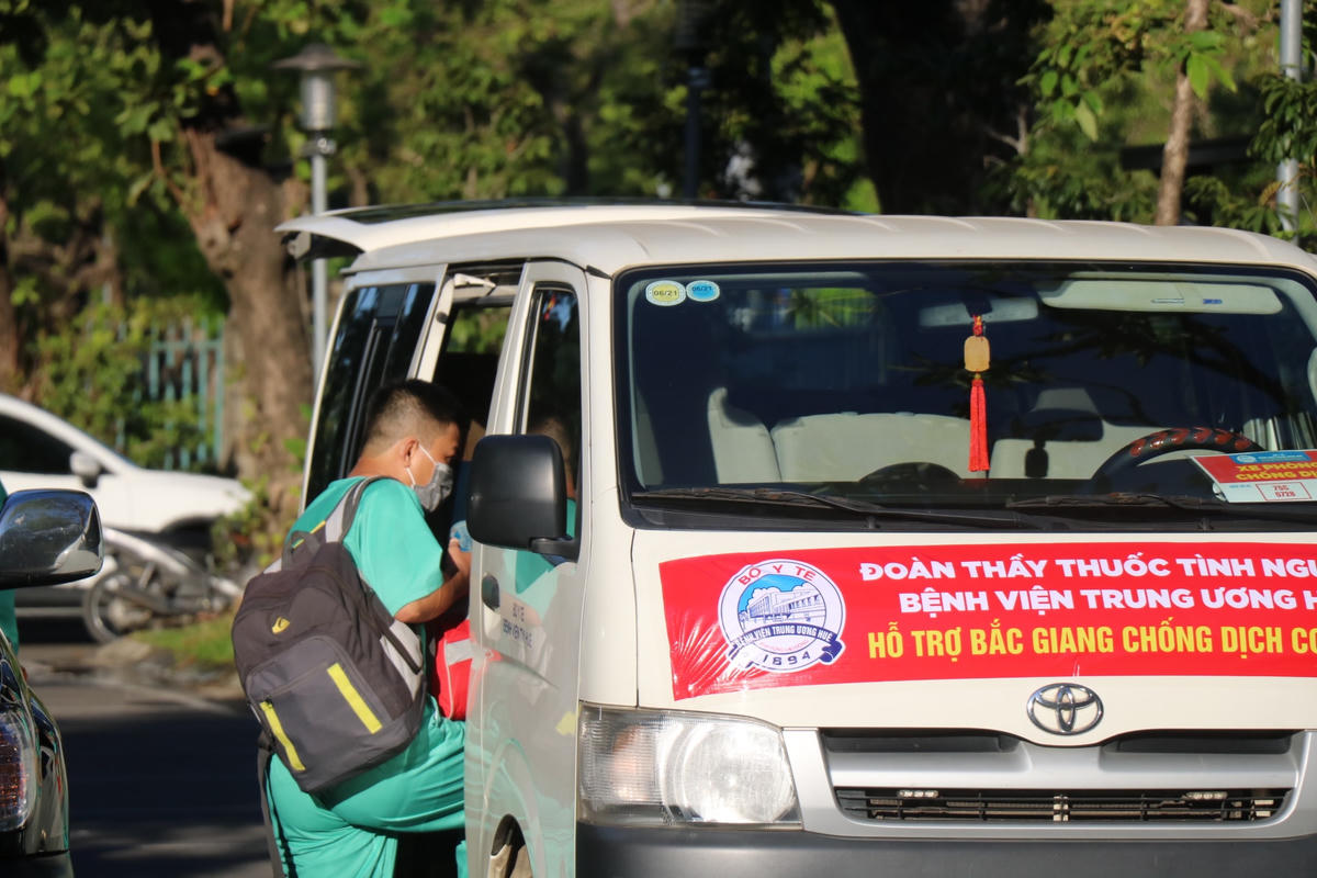 Tại Bắc Giang, đoàn có thể sẽ phụ trách một bệnh viện dã chiến hoặc phối hợp tác nghiệp cùng các đơn vị khác tuỳ theo tình hình thực tế.