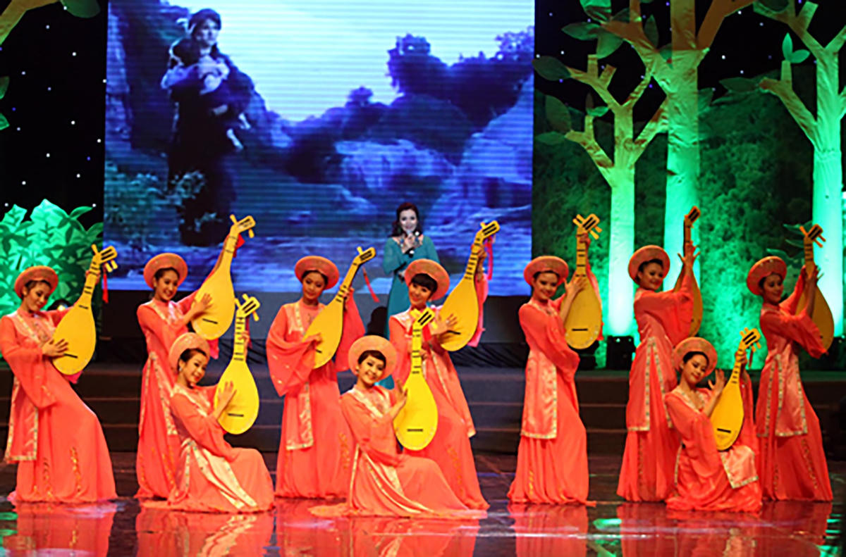 Một chương trình biểu diễn nghệ thuật.