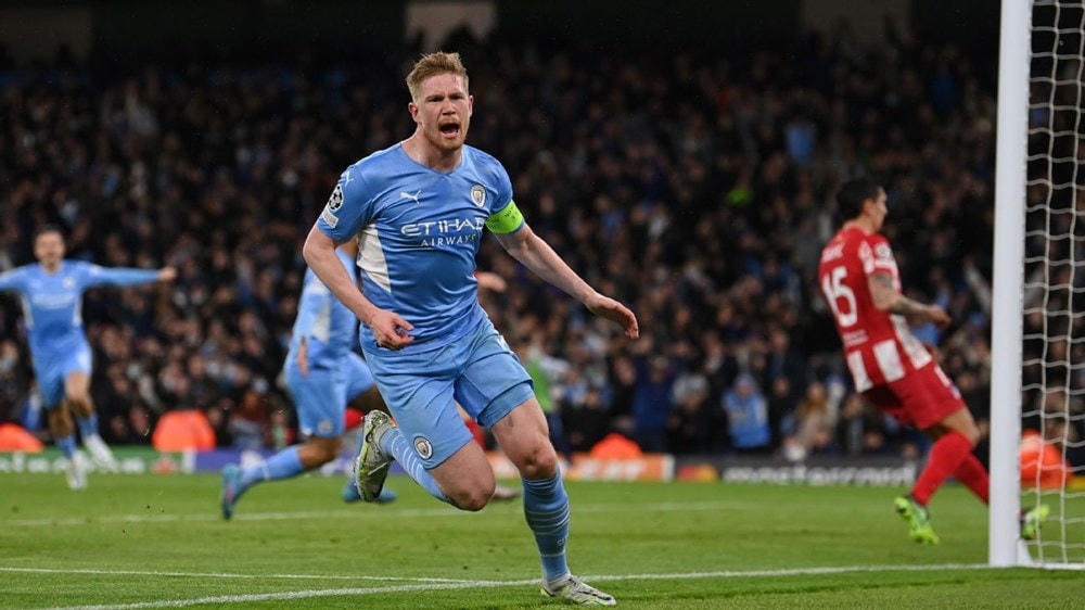 Kevin De Bruyne ghi bàn thắng duy nhất cho Man City. (Nguồn: Getty Images).