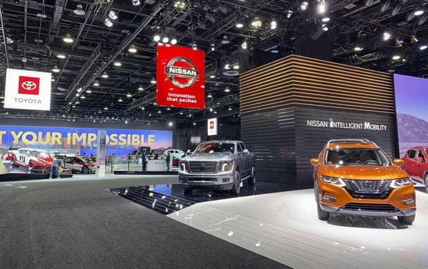Toyota và Nissan có những tín hiệu lạc quan trong tháng đầu năm. Ảnh: Kyodo.